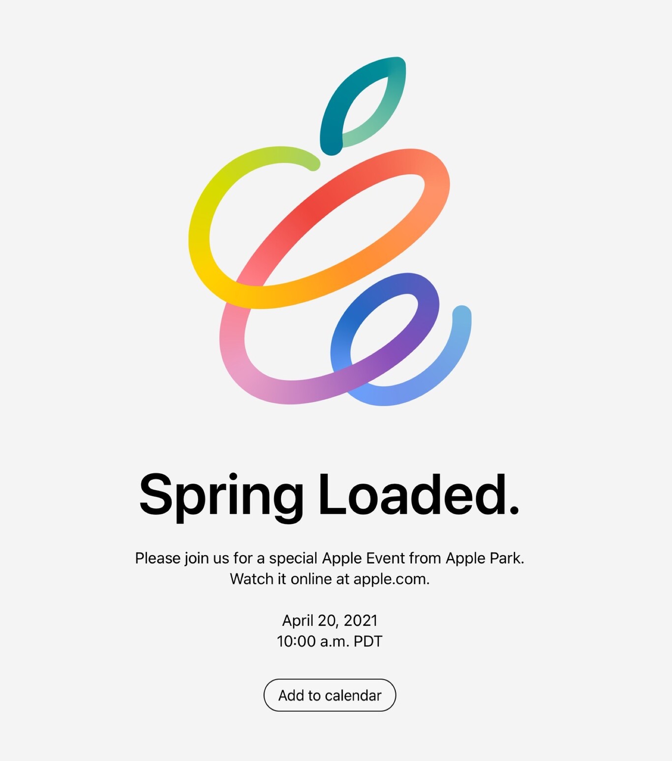 Spring Loaded el evento Apple: La primera keynote del 2021